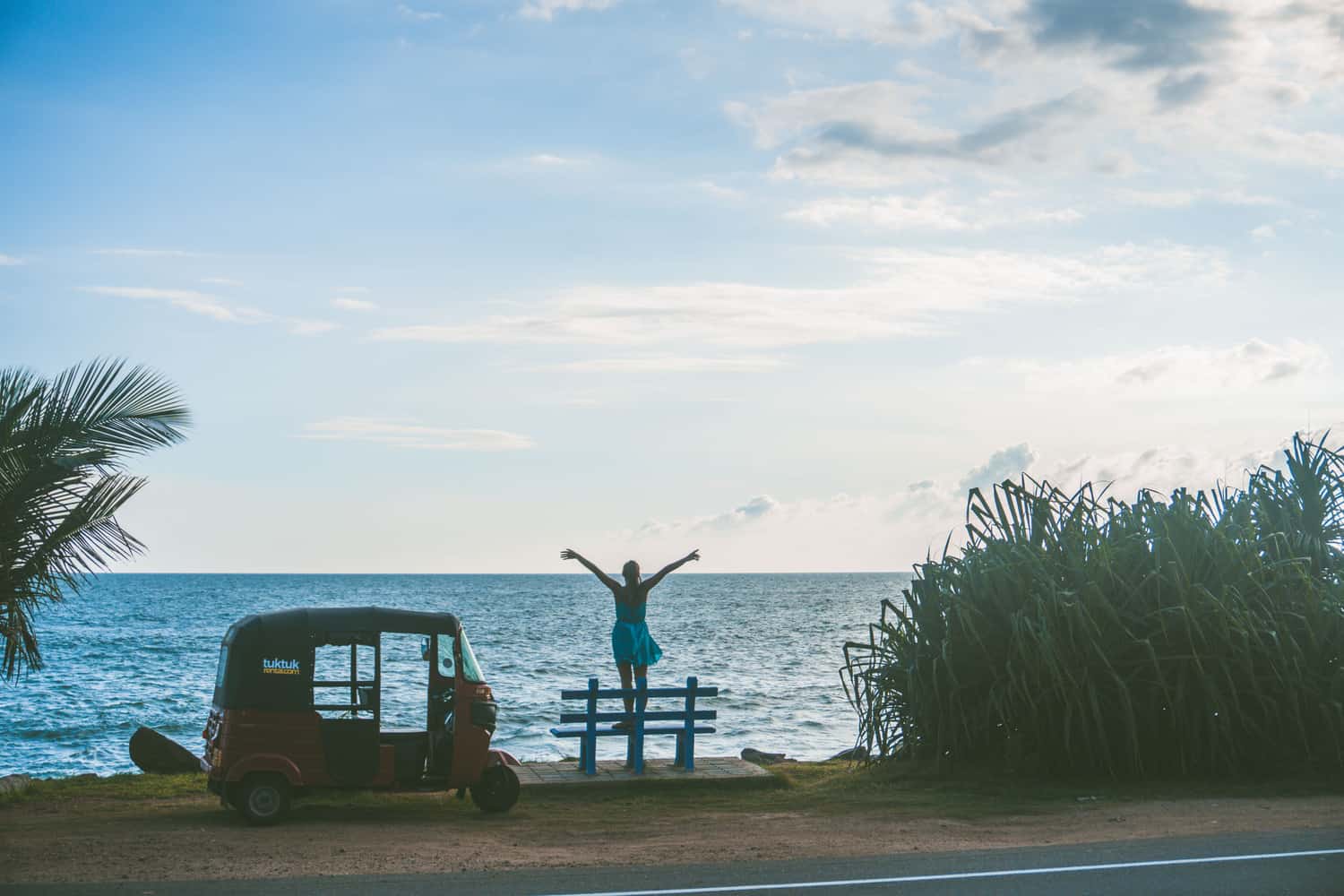 Beach views from the Tuk Tuk